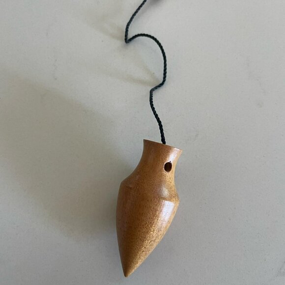 Beautiful Wood Pendulum - Handmade in Bali - Picture 1 of 3
